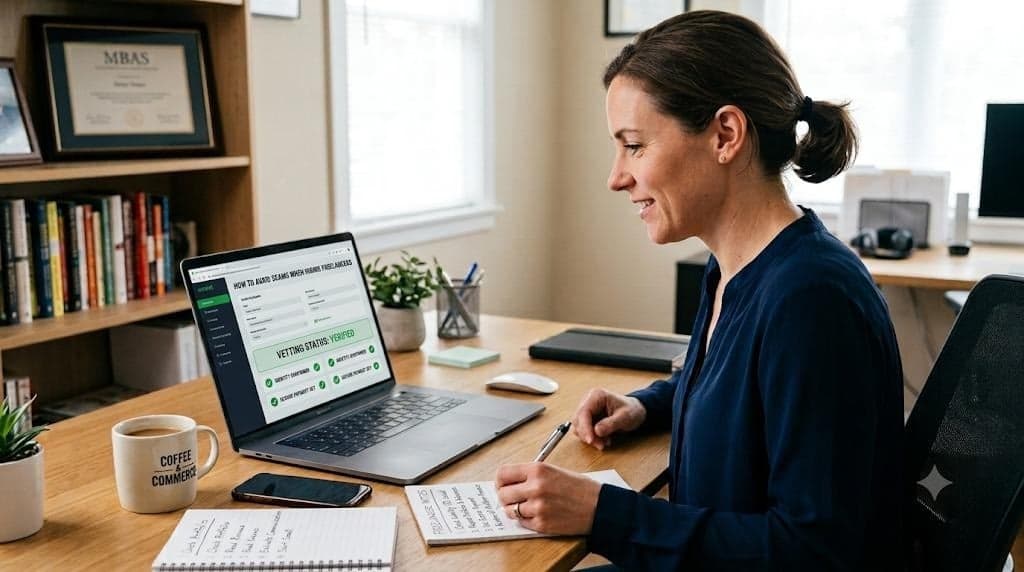 How to Avoid Scams When Hiring Freelancers.